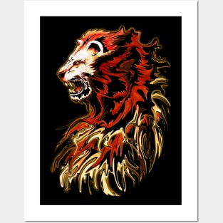 King Lion Roar Posters and Art